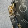 Mini Bum Bag Designer Fanny Pack Women's Luksusowa torba M82335 Metalowa list z drukowaną torbą na ramię Wysokiej jakości torebka Crossbody torebka L 1607 V
