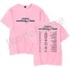 メンズTシャツはツアーTシャツに生まれた新しい商品女性男性ファッションカジュアルKPOPショートSLVE T T240508