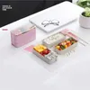 Lunch Boxes Bags Kitchen Microwave Lunch Box Wheat Straw Dinnerware Food Storage Container Children Kids School Office Portable Bento Box