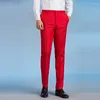 Men's Pants 2024 Dress Suit Colorful Evening Stage Performance Plus Size Choir Studio