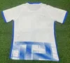 24 25 Greece Soccer Jerseys Home 2024 Patches 2025 White Football Shirts National Team Fortounis Giakoumakis Mavropanos Tsimikas Fan Men's Uniforme