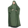 Ubranie etniczne Eid kaptury muzułmańskie kobiety jednoczęściowe szata długie khimar hidżab sukienka modlitewna Abaya Ramadan Abayas Islamskie ubrania Niqab