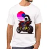 T-shirt maschile thub vintage spd racer motociclette maschi t-shirt cafe corring con camicie a magliette motociclette moto motshirts harajuku t y240509