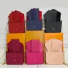 Torby designerskie Pochette Felicie Luksusowe torebki łańcuchowe torba na ramię Messenger Torebka i portfel uchwytu na karty z pudełkiem 226T