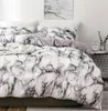 Marmore 3D Pattern Designer Cedmings and Bed Sets Twin Double Queen Quilt Quilt Tampa de edredom Beding Beding Conjunto de luxo BeddingOutlet18000747
