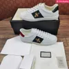 gucci gg Вы Chaussures Hobe Italie Ace Sneakers Bee Snake Le cuir brodé Black Men Chaussures Tiger Entrolocs White Shoe Walking Platform Trainers GGITYS 8LSG