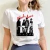 Herr t-shirts nana japansk anime t-shirt tecknad tryck unisex toppar svarta stenar strtwear tröja män kvinnor ts kvinnlig t240508