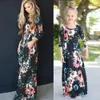 Plus w rozmiarze 2024 Flower Print Rodzina Dopasowa sukienka Women Holiday Ubranie mama i ja maxi sukienka długa czołg Top 240430