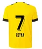 24 25 Haller voetbaltruien Reus 2023 2024 Borussia Soccer 50e voetbalhemd Neongelb Hummels Brandt Dortmund hoogwaardige mannen Kids Special Kit All Black Shirt