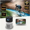 Projectors YT400 Home HD Projector 5G WIFI Connection 40 ANSI Mini Portable 480 * 360 Wireless Same Screen Phone Project J240509