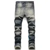 Jeans masculins pour hommes minces jeans en denim rétro nouvelle mode extension de haute qualité de haute qualité