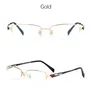 Güneş gözlüğü çerçeveleri erkekler iş opticas gözlükleri titanyum yarım çerçeve gözlük reçetesi okuma miyopi oculos gözlük gözlükleri