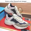 Designer Casual Women Shoes Platform Vintage Leather Og Original Chaussure Multicolor Trainers Luxury Mens Ivory Strawberry Chunky Beige Rhyton Sneakers Runners