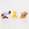 Action Toy Figures 10pcs/set anime Digital Monster Action Figures Agumon Greymon Digimon Evolution Digital Evolution Pvc Model Dolls T240506