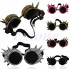 Vintage Retro Victorian Gothic Cosplay Rivet Steampunk Goggles Glasses Welding Punk 5 Colors WY27031 275i