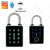 Smart Lock Tuya TTLOCK application controls waterproof password IC card RFID smart padlock Bluetooth anti-theft luggage bag electronic door lock WX