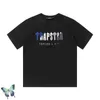 Mens T-Shirts Tracksuits Stock Trapstar T-shirt Embroidery Flocking Letter Men Women T Shirt Set Shorts SuitMens