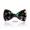 Laço lanche moda moda colorida note musical bowtie Black Music Padrão Tie For Men Mulheres Novidade Cravat Lazer Brand Cool 307s