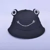 Caps Hats Childrens Parents Frog Bucket Hat Women Summer and Autumn Ordinary Women Panama Outdoor Hiking Beach Fishing Sunset Mens Childrens Hat d240509