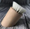 Cheveux de chèvre naturels en bois Nettoyage de visage Brosse en bois Poignée nettoyage du visage