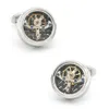 Cuff Links Mens Designer Cuffushs avec Tourbillon Design Silver Copper Copper Cufflinks Wholesale and Retail Q240508