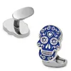 Couchettes Livraison gratuite Couffe du crâne 28 Retro Skull Design Mens Designer Cufflinks Wholesale and Retail Q240508