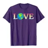 T-shirts masculina Love Terrech Day Day Moda Moda Cotton Algodão Mens de Moda de Moda de Moda de Camisa Curta Custom Y240509