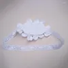 Accessoires de cheveux blancs élastiques dorables blancs - accessoire élégant doux pour chaque occasion des tout-petits de Borns parfaits