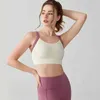 Actief ondergoed inlumine kleur bijpassende hoog-intensiteit all-in-one sportbeha voor vrouwen schokdichte Vest mooie rug training yoga fitness bh d240508