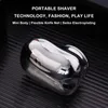 Razors Blades Portable Electric Shaver Mens Mini Barbe Trache Professional Wagon Equipment Q240508