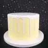 Decorative Flowers Imitation Cake 6/8/10inch Customizable Cream Starry Sky Children's Fun Style Simple Resin Glue Plaster Shooting Props