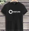 T-shirty męskie pół życia 2 Aperture Science Game Cotton Unisex T-shirt Hot Fashion Travel T-Shirt Męskie ubranie męskie HARAJUKU D240509