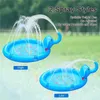 100170 cm Kinder Nicht-Schlupfmatte Sommer Strand aufblasbare Wasserspray Pad Outdoor Spielzeug Haustier Schwimmbad Kinder Spielzeug 240508