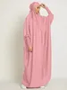 Vêtements ethniques vêtements de prière femmes robes islamiques papillon abaya dubai robe musulmane saoudienne Ramadan eid jilbeb modeste tenues turc