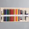 24/12/36/72 trous crayon crayon Portable toile de fleur Roll Up Stra Storage Box Filles garçons