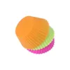 Cup cake siliconen ronde kisten cupcake bakvormen 7 cm herbruikbare anti -aanbak muffin cups keuken gadgets gereedschap cake s