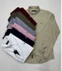 Mens Casual Polo Long Sleeve Spring and Autumn Business Cotton Oxford non Iron Slim Paul Formale Shirt di alta qualità 1142ess