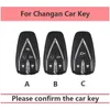 Clés de voiture TPU Couverture de cas de clé distante de voiture Changan CS35 CS55 Plus CS75PLPLUS UNIT UNIV X5 X7 UNIK 2021 3 4 5 Boutons Holder Sac Keychain T240510