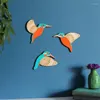 Декоративные фигурки 3pcs/set Home Flying Bird Hanging Foine Wall Decoration