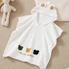 Serviettes robes bébé robe dessin animé sweats à capuche de lapin fille garçons vêtements de sommeil serviettes enfants