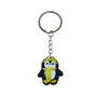 Outros acessórios de moda Penguin Keychain Chain Chain para bolsa de mochila e presente de carro do dia dos namorados Ring Boys Cool Colorf Caractere OTW4E