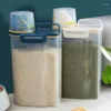 Storage Bottles Eco Friendly Rice Bucket Kitchen Organizers Box Plastic Container Grains Sealed Moisture-Proof Tank