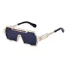 New Future Technology Trendy Integrated Metal Cover Mirror Sunglasses Popular on the Internet Same Type of Sunglasses