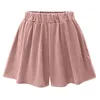 Women's Pants Wide Leg Classic High Waisted Solid Color Casual Culottes Swim Shorts For Women Swimwear Short