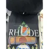 RH Designers RHUDE broderie t-shirts for Summer Mens Tops Letter Polos Shirt tshirts Vêtements à manches courtes grandes plus 100% de coton Tize S-XL 455