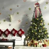 Fiori decorativi ghirlanti super grandi dimensioni 86 cm Archi di albero di Natale Ornamenti a bowknot per ghirlanda di natali