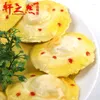 Dekorativa blommor Simulering av matmodell Fancy Fried Egg Prop Chinese Style Fake Vegetable Eggs Butter and Poached Window Dekorera