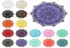 30pcs Classic multicolor Noble Elegant Palace Style Long Arm Mariage Umbrellambroidy Gingham Lace Parasol Pae137152881394