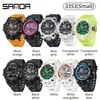 Wristwatches 2024Top BrandSport Sanda Watch Trend Fashion Women's Student Youth Electronic Waterproof Multi Functional 3353