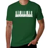 Herrtankstoppar piano skyline t-shirt grafik t shirt sommar topp vanlig vita skjortor män